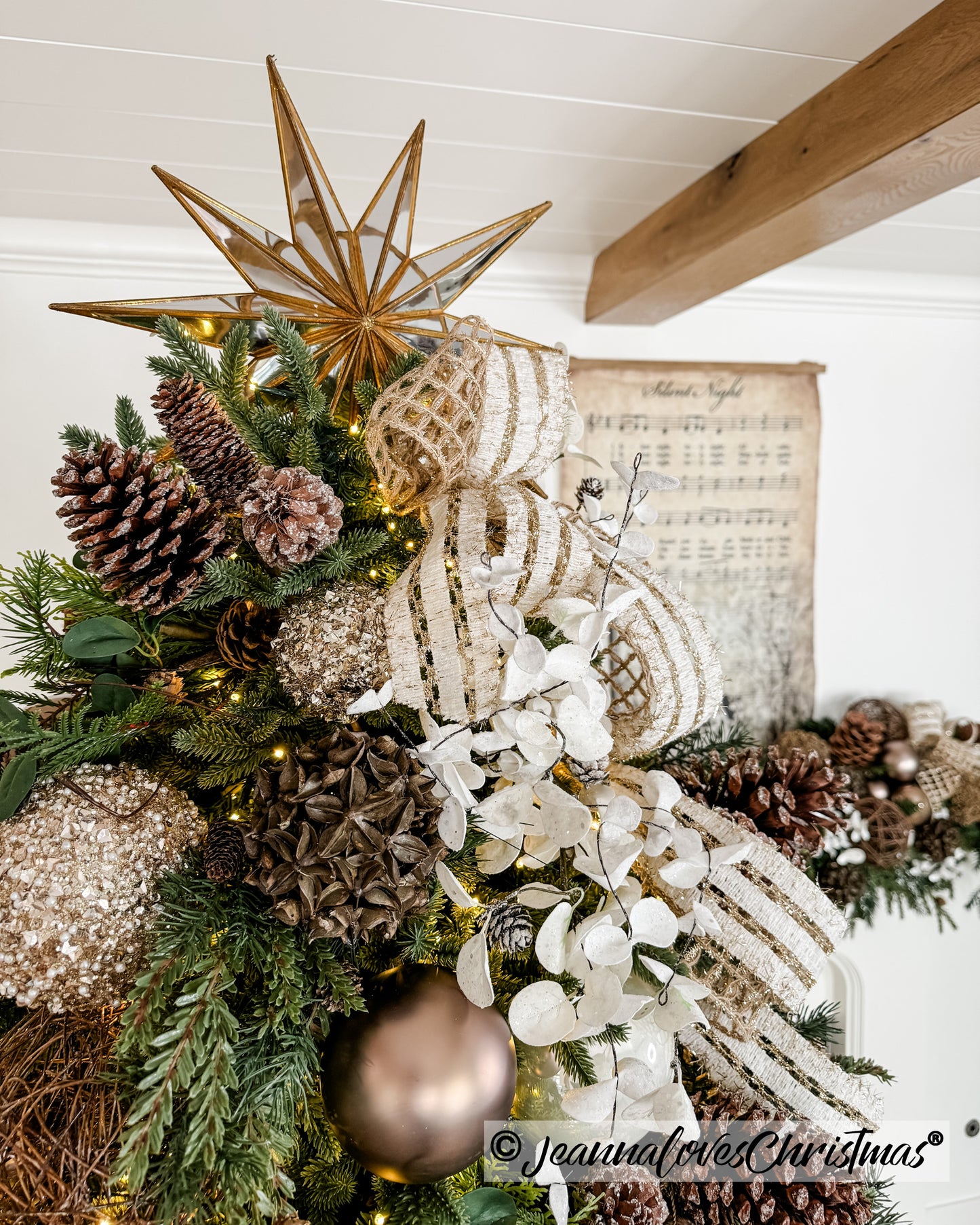 15" Mirrored Star Ornament