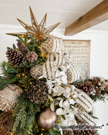12" Mirrored Star Ornament