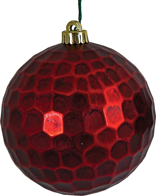 Hex Shatterproof 6" Antique Red