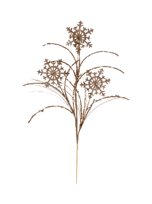 Champagne Snowflake Party Pick