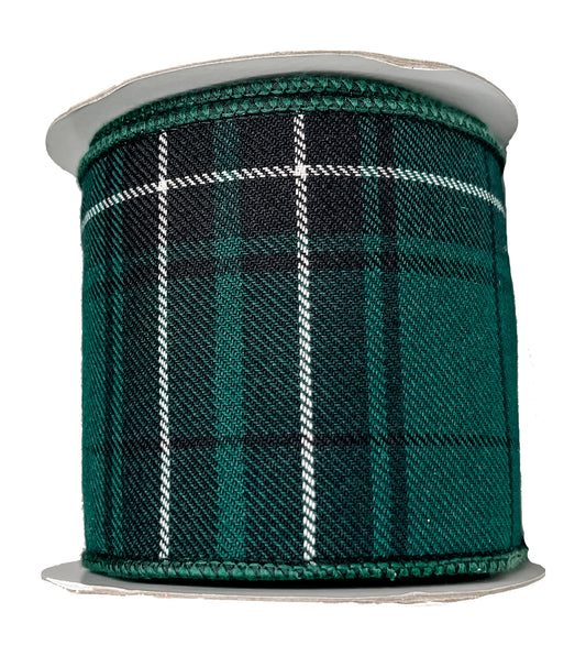 Huntington Plaid 4" Ribbon