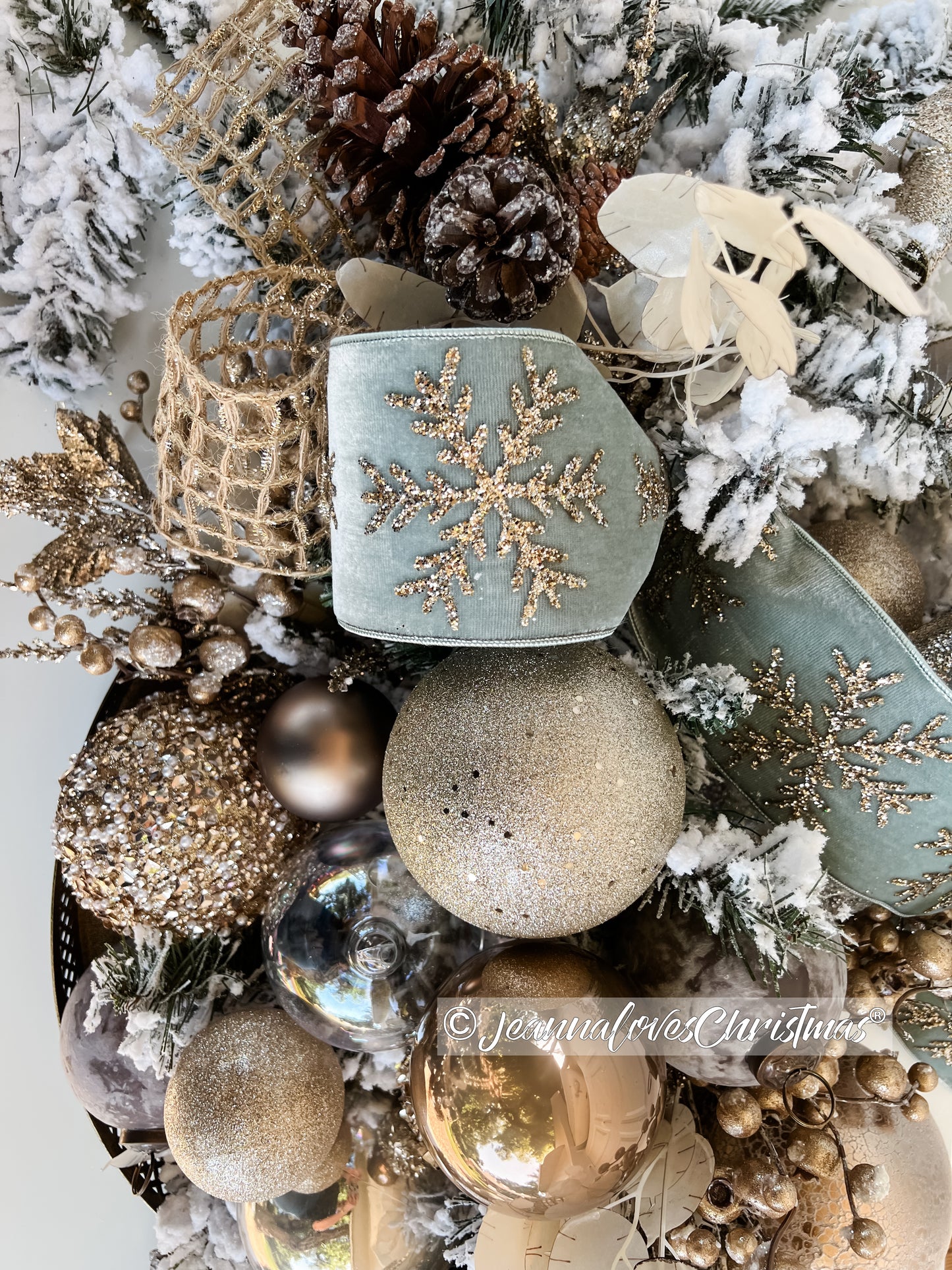 Glitter Snowflakes