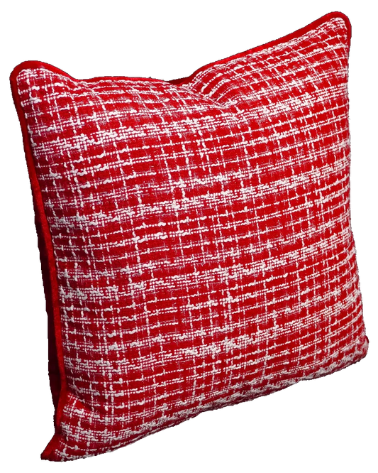 Santa Tweed Pillow