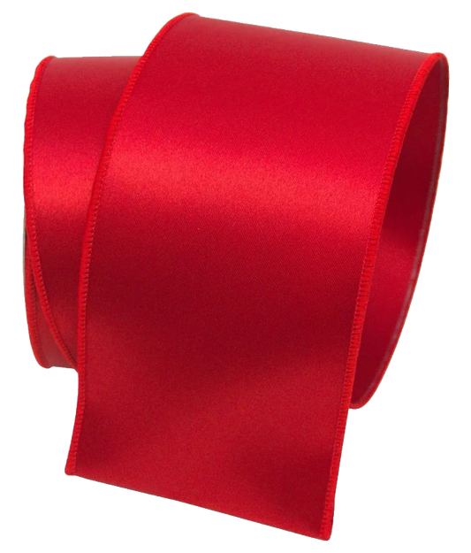 Satin 4" Red