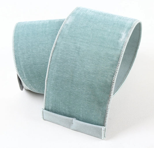 Velvet Ribbon 2.5" Light Blue