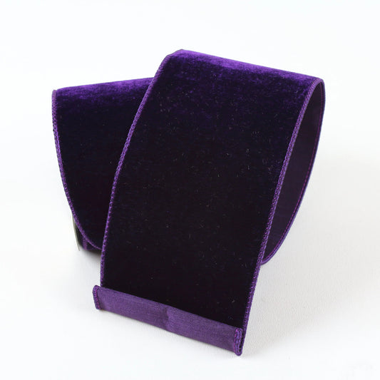 Velvet Ribbon 2.5" Purple