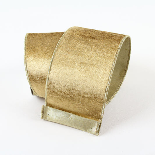Flashy Velvet 4" Gold