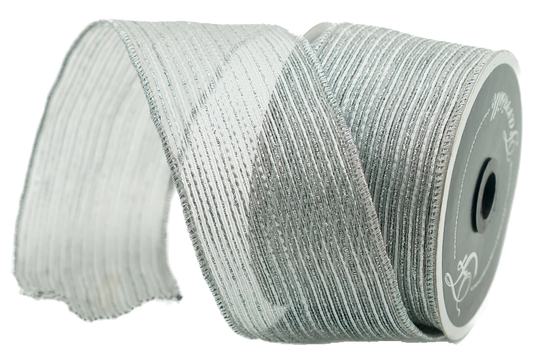 Tinsel Shimmer 2.5" Silver