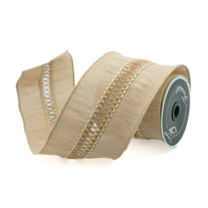Burlap Laces 4" Natural