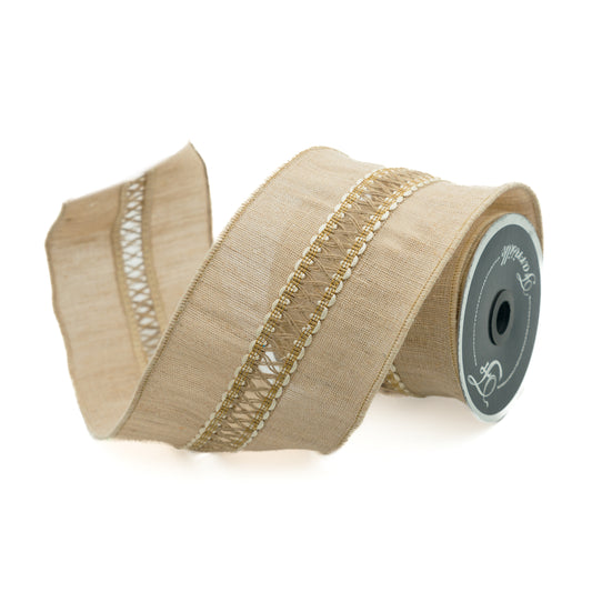 Burlap Laces 4" Natural
