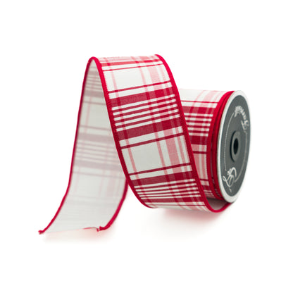 Julian Plaid 2.5" Red
