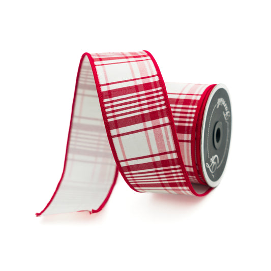 Julian Plaid 2.5" Red