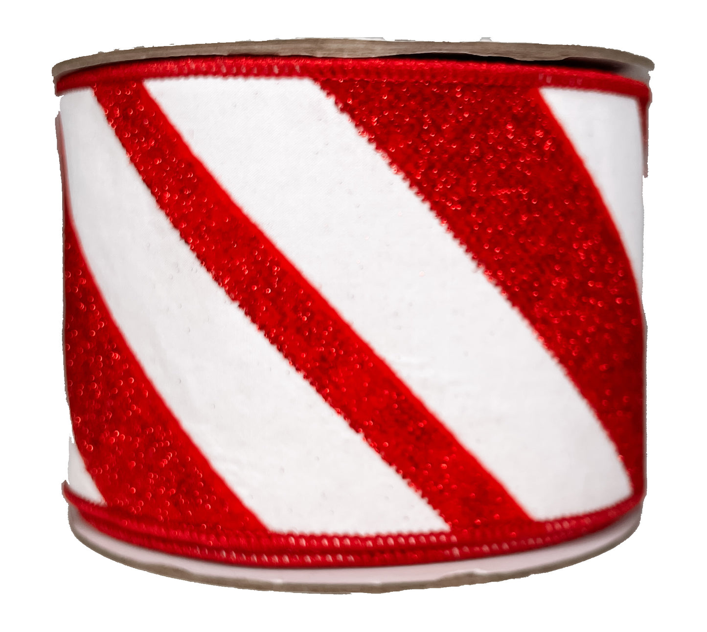 Candy Gloss 4" Red & White