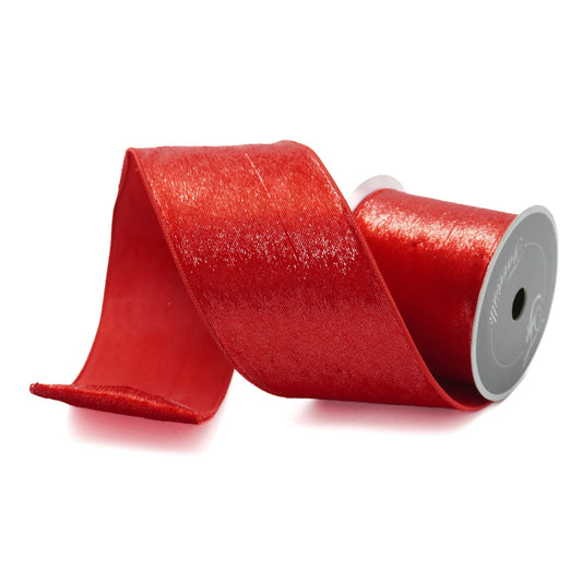 Tinsel Sheen 2.5" Red
