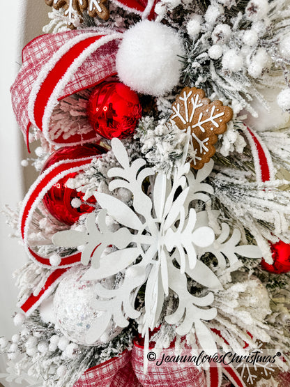 Santa Trim 1" Red