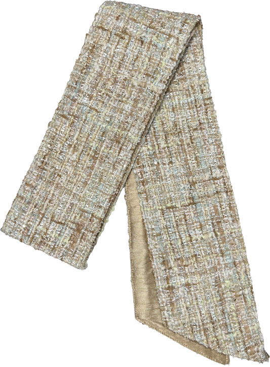Sweetheart Tweed Wreath Sash - Pink