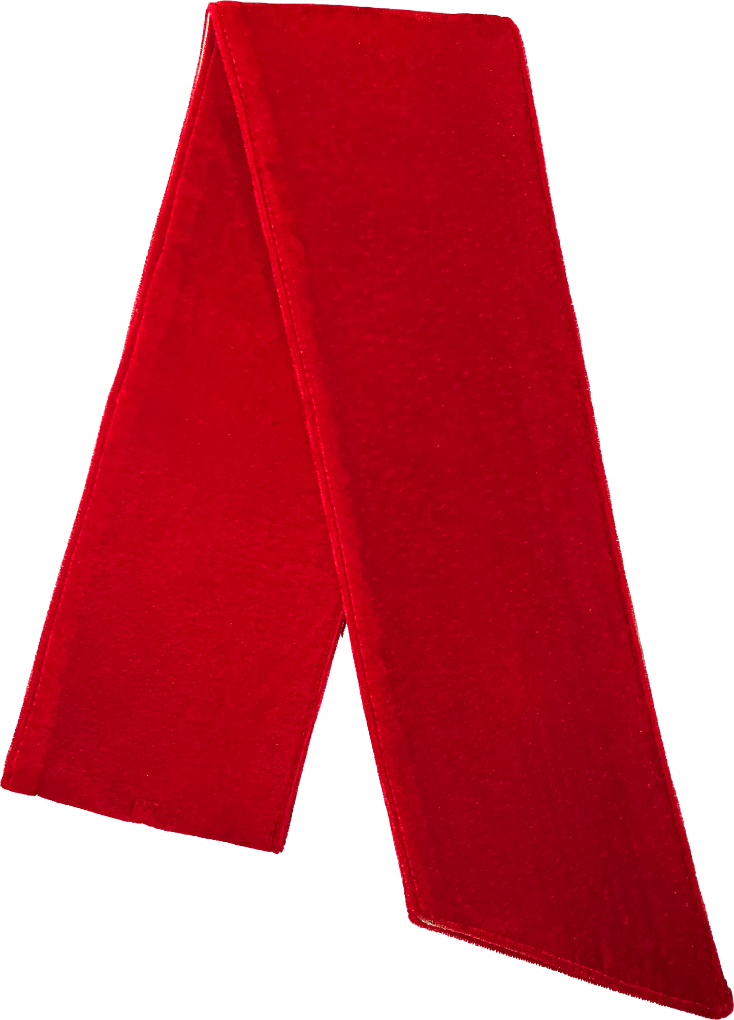 Velvet Wreath Sash - Dark Red