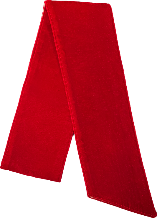 Velvet Wreath Sash - Dark Red