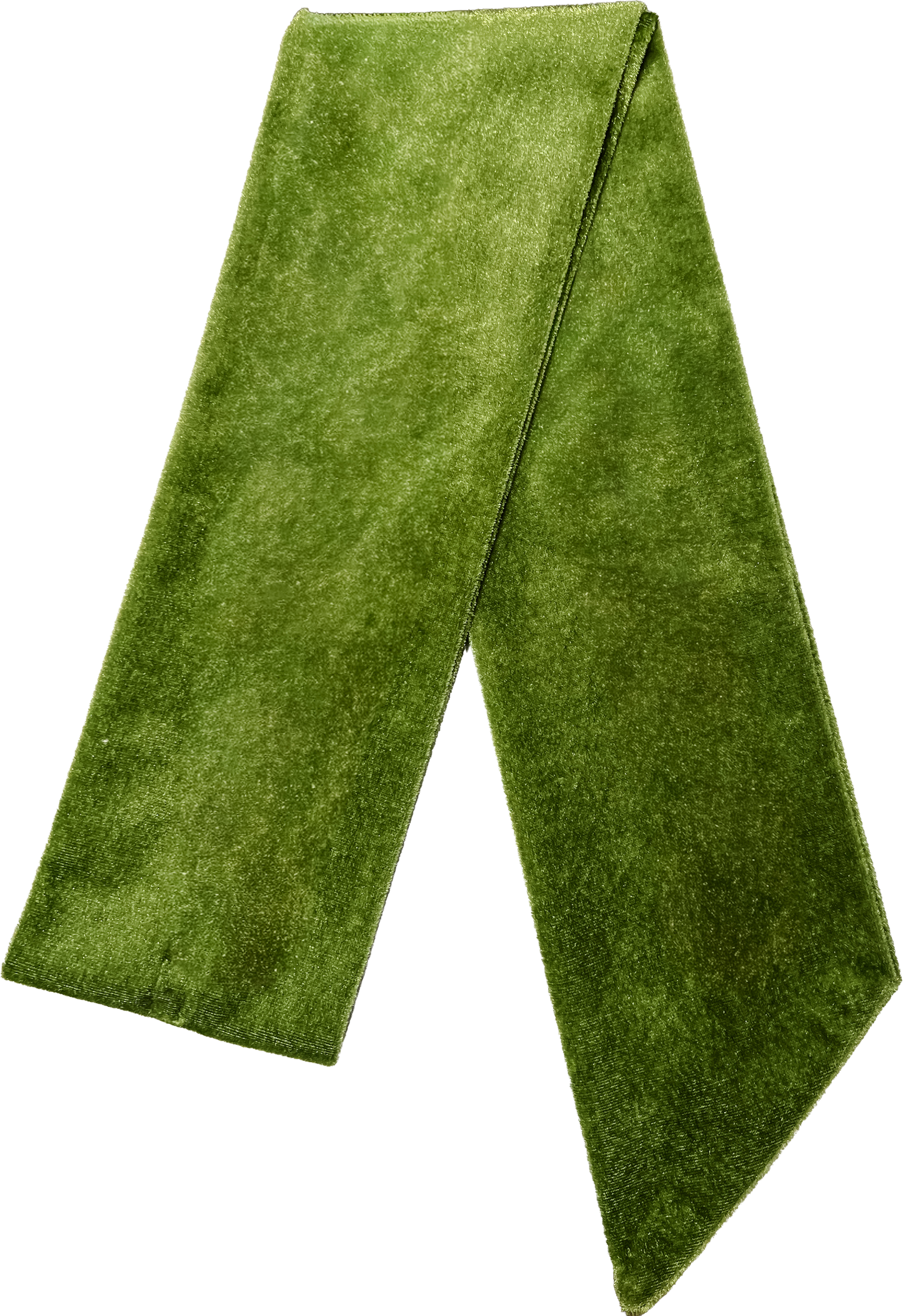 Velvet Wreath Sash - Forest Green