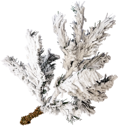 Snow Drenched Flocked Pick