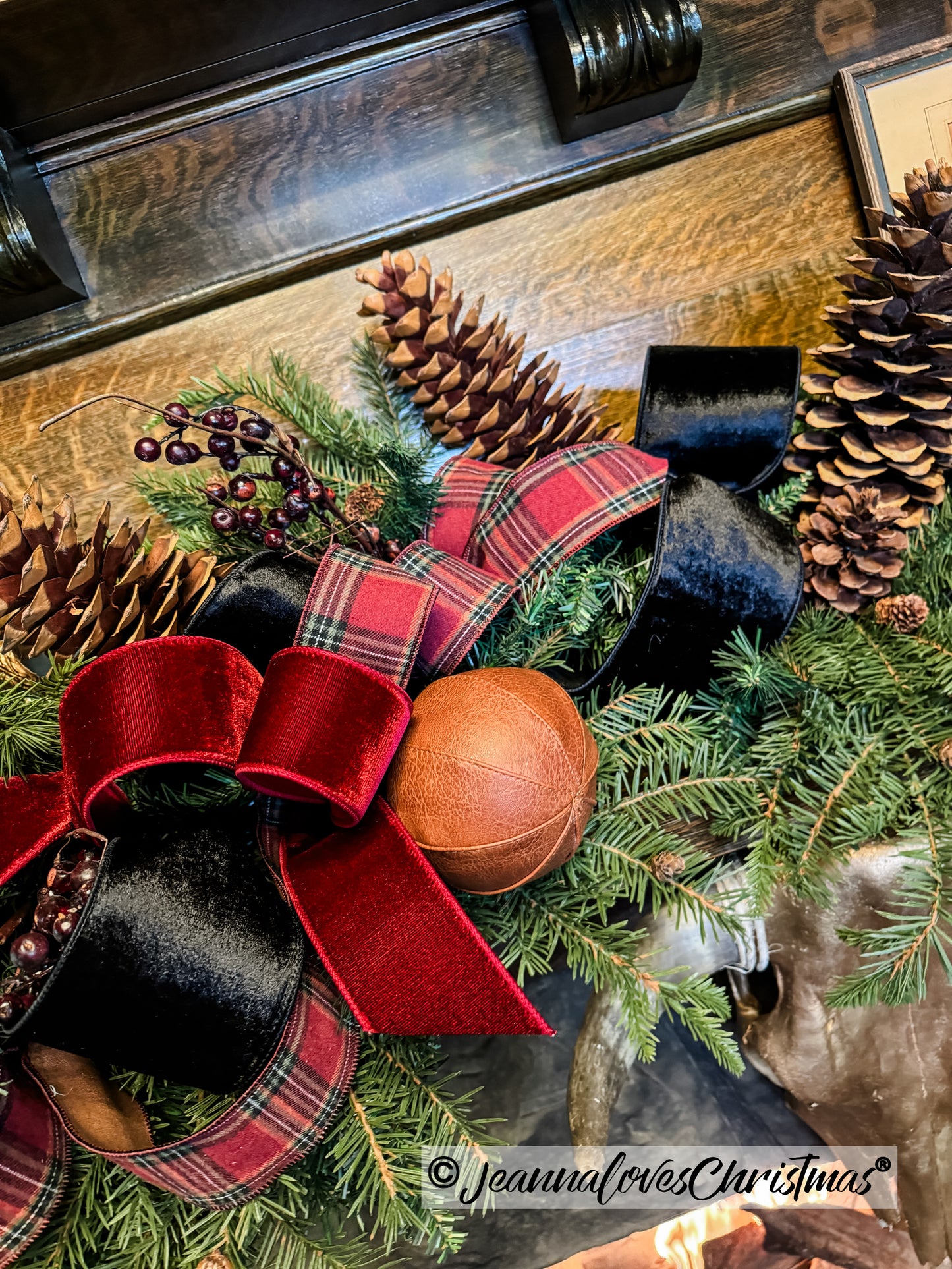 Leatherette 4" Ball Ornament