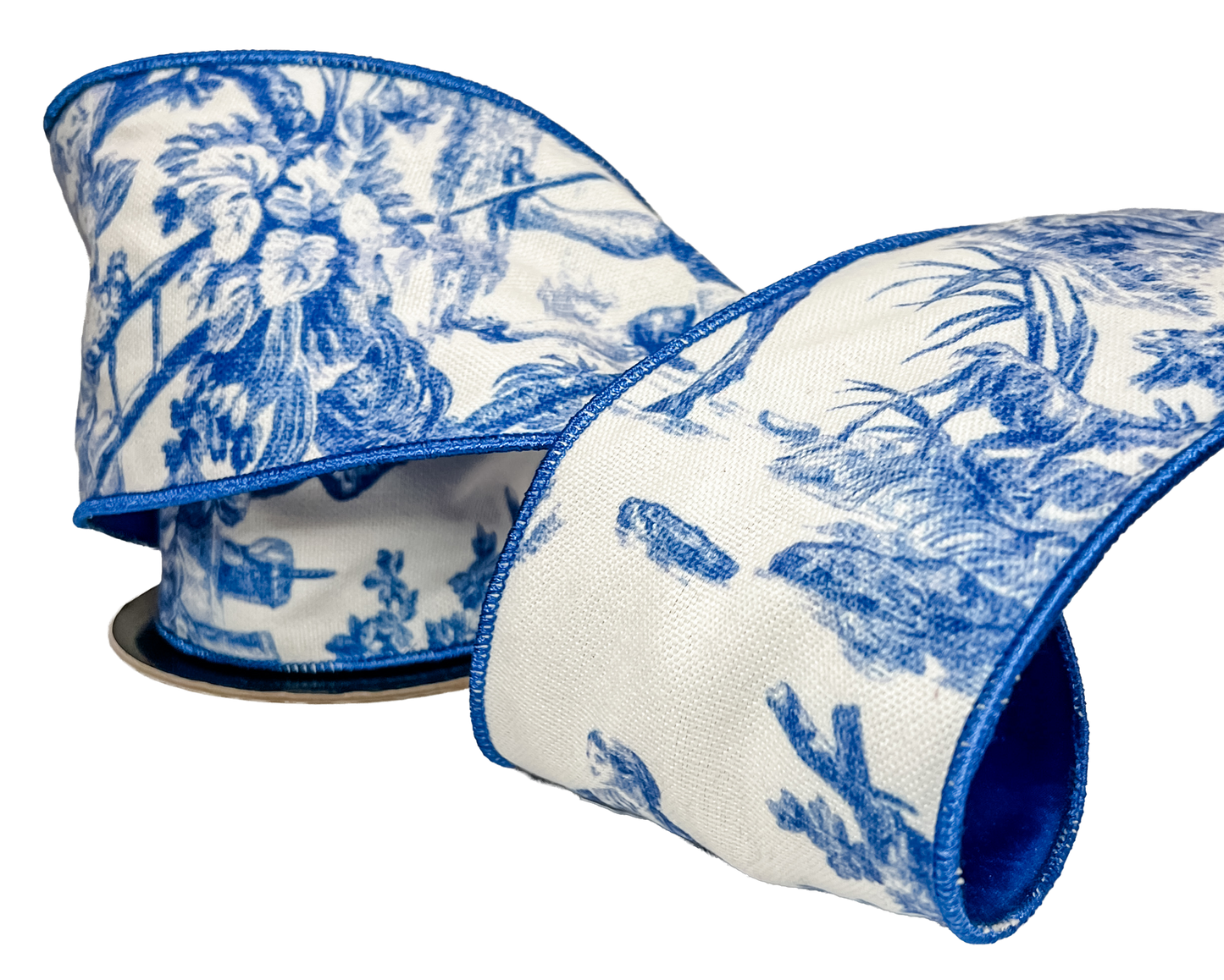 Toile de Jouy 4" Deep Blue