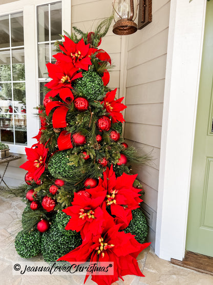 Velvet Dupion 4" Red