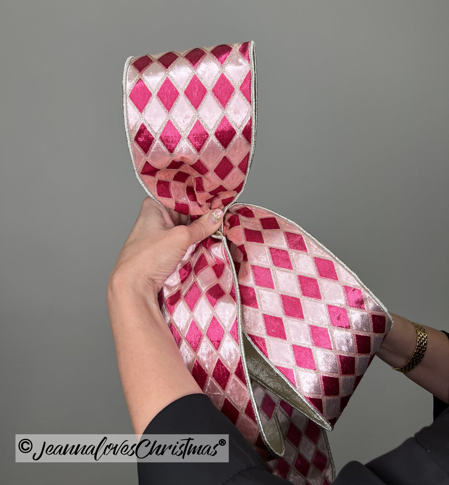 Velvet Diamonds 4" Pink