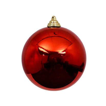 Red Shiny Ornament 5" - Pack of 12