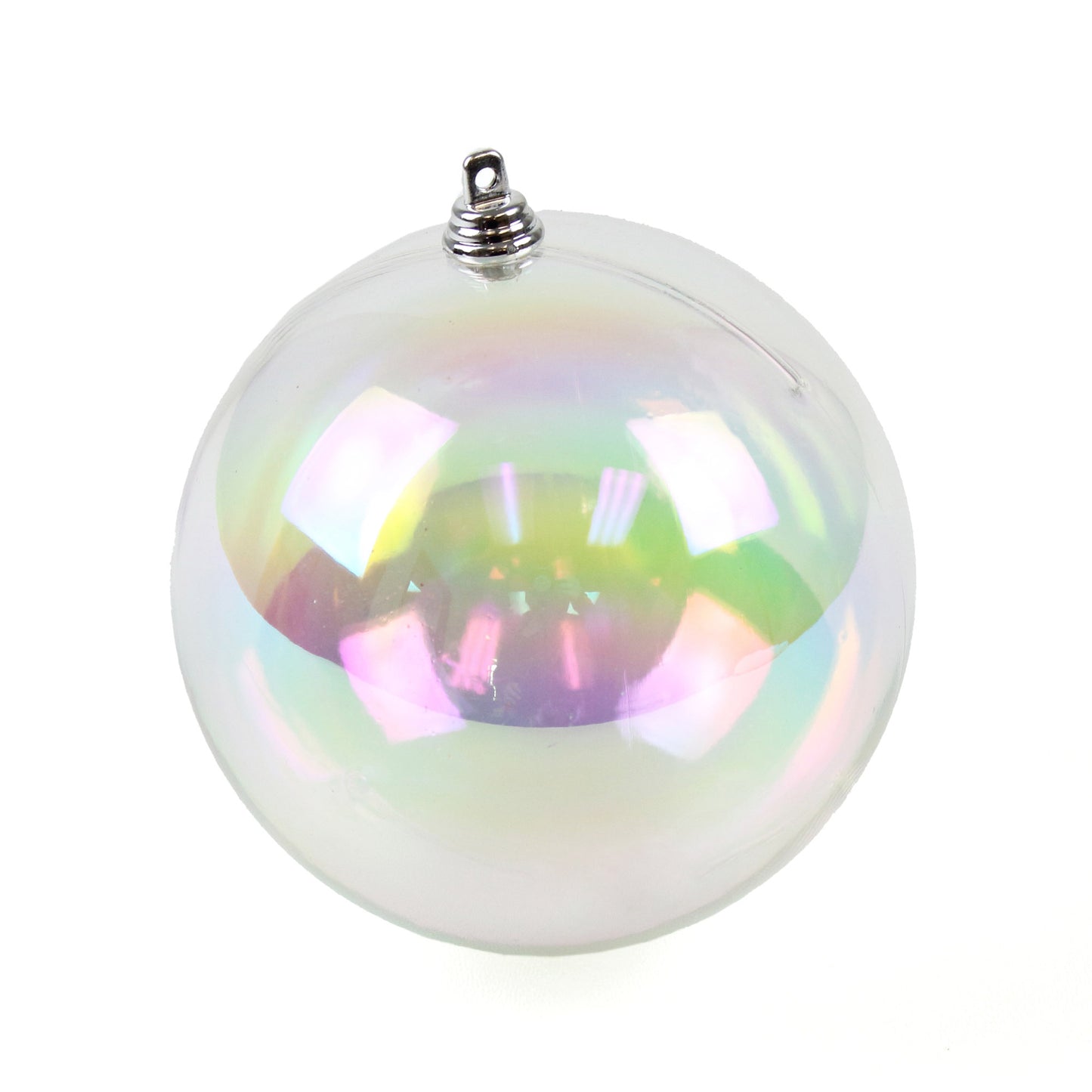 Iridescent Ball Ornament 8" - Pack of 2